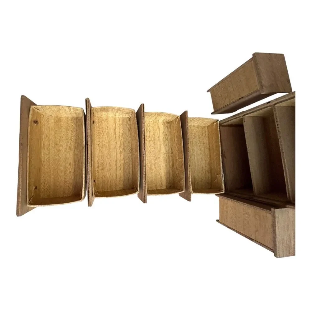 wooden pressboard miniature doll furniture Dresser & book‎ shelves